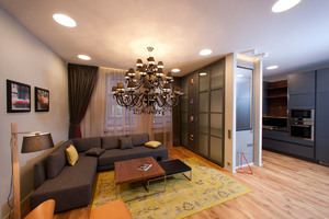 Дизайн спальни в квартире студии